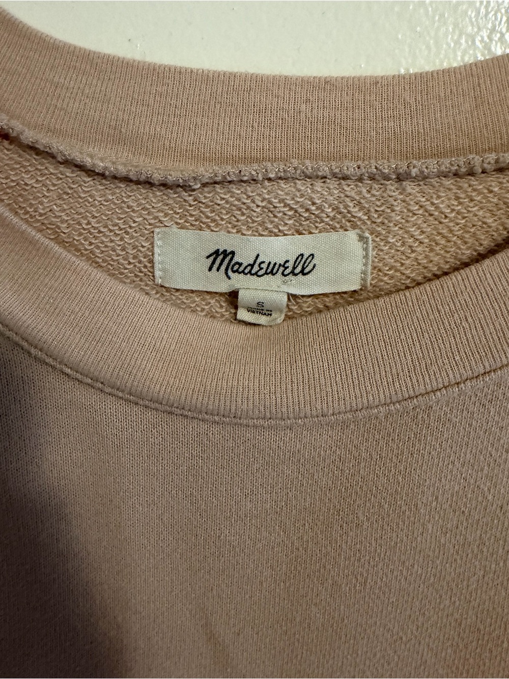 Madewell Color Block Short Sleeve Sweatshirt Tee - Picture 6 of 6